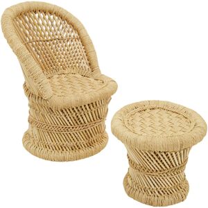 17 Stories Naim Garden Chair Cream 40cm H X 31cm W X 31cm D 17 Stories Naim Garden Chair Cream 40cm H X 31cm W X 31cm D