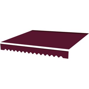 Dakota Fields Coralvine Replacement Fabric for Patio Awning Wine Red 4m W x 3m D Dakota Fields Coralvine Replacement Fabric for Patio Awning Wine Red 4m W x 3m D