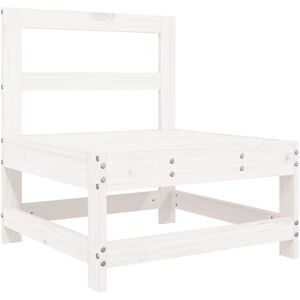 Brayden Studio Garden Middle Sofas 2 Pcs Solid Wood Pine White 70.5cm H X 62cm W X 62cm D Brayden Studio Garden Middle Sofas 2 Pcs Solid Wood Pine White 70.5cm H X 62cm W X 62cm D