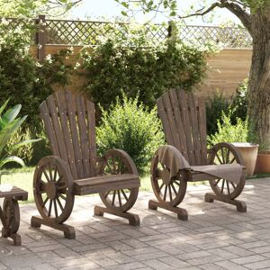 House of Hampton Oneridge Garden Chairs Dark Brown 99cm H X 63cm W X 62cm D House of Hampton Oneridge Garden Chairs Dark Brown 99cm H X 63cm W X 62cm D