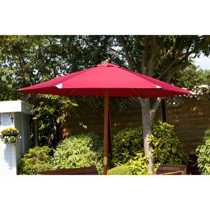 Latitude Run Laketta 1.45m Traditional Parasol Burgundy 160cm H X 145cm W X 160cm D Latitude Run Laketta 1.45m Traditional Parasol Burgundy 160cm H X 145cm W X 160cm D