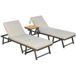 Latitude Run Monaco Wicker - Person Garden Lounge Set with Cushions Brown/Black/Grey 4 Latitude Run Monaco Wicker - Person Garden Lounge Set with Cushions Brown/Black/Grey 4