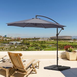 Dakota Fields Shellie 2.925m Cantilever Parasol Dark Grey 318cm H X 292.5cm W X 292.5cm D Dakota Fields Shellie 2.925m Cantilever Parasol Dark Grey 318cm H X 292.5cm W X 292.5cm D