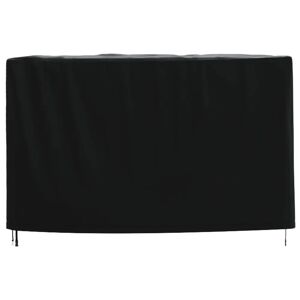 Vidaxl Garden Furniture Cover Black 172X113x73 Cm Waterproof 420D black 135cm W x 90cm H x 135cm D