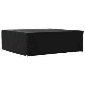 Vidaxl Garden Furniture Cover Black 172X113x73 Cm Waterproof 420D black 260cm W x 90cm H x 260cm D