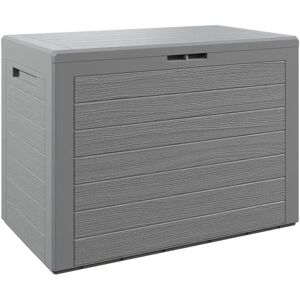 Latitude Run Waterproof Garden Outdoor Storage Box 190L Plastic, Lockable Storage Box With Lid Parcel Box, Storage Chest Outdoor Toy, Cushion Box Grey 55.0 H x 78.0 W x 44.0 D cm