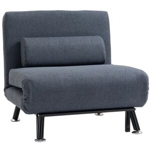 Zipcode Design Kendall Single 75cm Wide Linen Futon Chair black 75.0 H x 75.0 W x 70.0 D cm