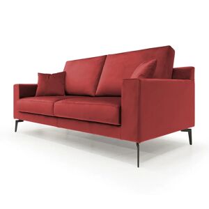 Ebern Designs 2 Seater Sofa red 94.0 H x 186.0 W x 91.0 D cm