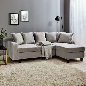 Hykkon Mitzi Reversible Corner Sofa gray 80.0 H x 196.0 W x 75.0 D cm