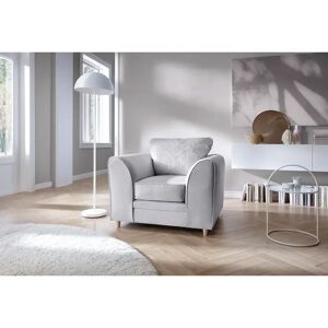 Abakus Direct Chicago Armchair gray 78.0 H x 91.0 W x 86.0 D cm