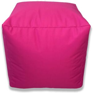 Beautiful Beanbags Pouffe pink 40.0 H x 40.0 W x 40.0 D cm