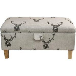 Beaumont 70Cm Wide Rectangle Storage Ottoman with Storage brown 36.0 H x 70.0 W x 40.0 D cm