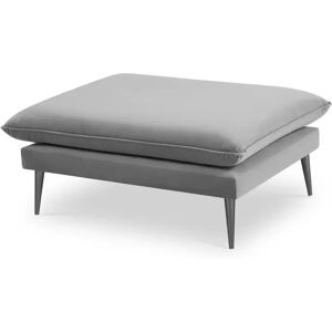 Canora Grey Adoraim 100Cm Wide Rectangle Footstool Ottoman gray 45.0 H x 100.0 W x 80.0 D cm