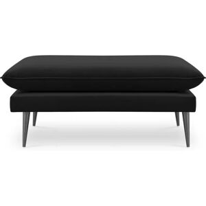 Canora Grey Adoraim 100Cm Wide Rectangle Footstool Ottoman black 45.0 H x 100.0 W x 80.0 D cm