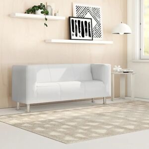 Zipcode Design Wodera 3 Seater Sofa brown/white 74.0 H x 179.0 W x 52.0 D cm