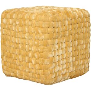 Fairmont Park Tripolia 40Cm Square Cube Ottoman yellow 40.0 H x 40.0 W x 40.0 D cm