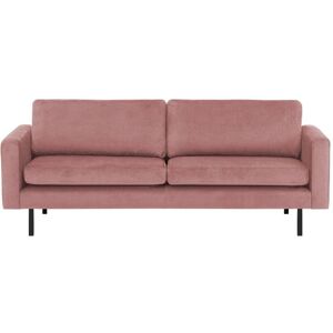 Ebern Designs Lioni 3 Seater Velvet Sofa Pink 84cm H X 170cm W X 94cm D