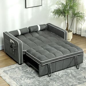 17 Stories Sofa Bed Grey 86cm H X 138.5cm W X 87cm D