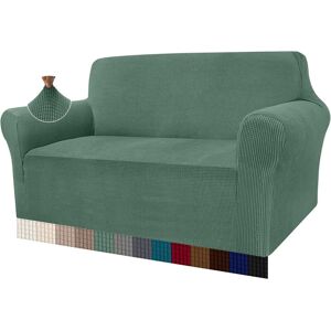 Ebern Designs High Stretch Sofa Covers 3 Seater Super Soft Stylish Couch Covers For Dogs Pets Cats Jacquard Spandex Non Slip Sofa Slipcover For Living Room Furnitur Matcha Green 107