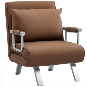 17 Stories Sohum Single 69cm Upholstered Cushioned Convertible Sofa Coffee 80cm H X 69cm W X 65cm D