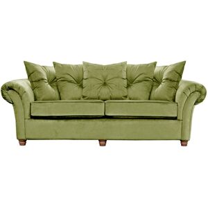 Mercer41 Lila 3 Seater Sofa Olive 92cm H X 213cm W X 93cm D