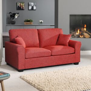 Latitude Run Alaziah Upholstered Sofa Bed Red 75cm H X 162cm W X 75cm D