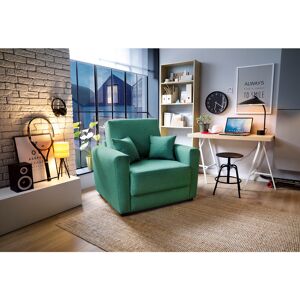 17 Stories Sumeko Single Sofa Bed Green 241.3cm H X 105cm W X 95cm D
