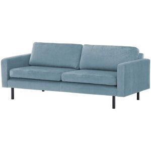 Ebern Designs Lioni 3 Seater Velvet Sofa Light Blue 84cm H X 170cm W X 94cm D