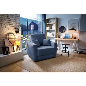 17 Stories Sumeko Single Sofa Bed Blue 241.3cm H X 105cm W X 95cm D
