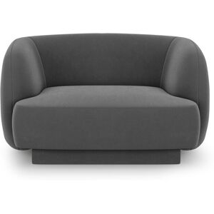 Canora Grey Adoraim 109Cm Wide Armchair Grey Velvet 74cm H X 103cm W X 90cm D Canora Grey Adoraim 109Cm Wide Armchair Grey Velvet 74cm H X 103cm W X 90cm D