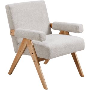 George Oliver 60cm Wide Tufted Armchair Beige 83.5cm H X 60cm W X 67cm D George Oliver 60cm Wide Tufted Armchair Beige 83.5cm H X 60cm W X 67cm D