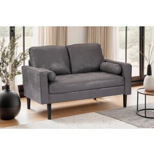 17 Stories Baity Cushioned Loveseat Sofa Microsuede Grey 81cm H X 137cm W X 79cm D 17 Stories Baity Cushioned Loveseat Sofa Microsuede Grey 81cm H X 137cm W X 79cm D