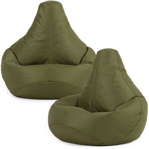 Bean Bag Bazaar Kids Dalton Water-Resistant High Back Recliner Bean Bag Dark Green Small Bean Bag Bazaar Kids Dalton Water-Resistant High Back Recliner Bean Bag Dark Green Small