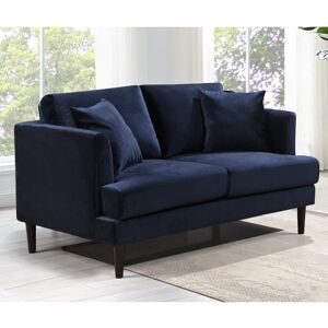 Fairmont Park Trilby 140Cm Recessed Arm Sofa Navy Blue Velvet 82cm H X 140cm W X 89cm D Fairmont Park Trilby 140Cm Recessed Arm Sofa Navy Blue Velvet 82cm H X 140cm W X 89cm D