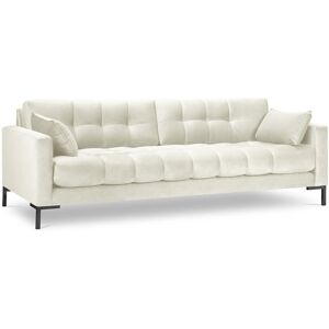 Canora Grey Adoraim 217Cm Square Arm Sofa Light Beige/Black 75cm H X 217cm W X 92cm D Canora Grey Adoraim 217Cm Square Arm Sofa Light Beige/Black 75cm H X 217cm W X 92cm D