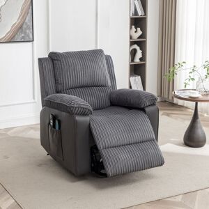 Latitude Run Amenah 93cm Wide Lift Assist Ergonomic Recliner Recliner Grey 99cm H X 93cm W X 87cm D Latitude Run Amenah 93cm Wide Lift Assist Ergonomic Recliner Recliner Grey 99cm H X 93cm W X 87cm D