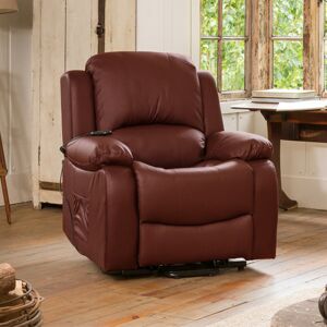 Lark Manor Seine-Maritime Electric Lift Assist Recliner with Massager Burgundy 103cm H X 92cm W X 99cm D Lark Manor Seine-Maritime Electric Lift Assist Recliner with Massager Burgundy 103cm H X 92cm W X 99cm D