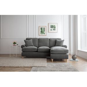 Three Posts Longfellow Corner Chaise Sofa Charcoal 83cm H X 206cm W X 145cm D Three Posts Longfellow Corner Chaise Sofa Charcoal 83cm H X 206cm W X 145cm D