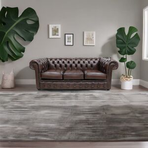 Rosalind Wheeler Ahmira 3 Seat Chesterfield Sofa Italian Leather Antique Brown 75cm H X 200cm W X 90cm D Rosalind Wheeler Ahmira 3 Seat Chesterfield Sofa Italian Leather Antique Brown 75cm H X 200cm W X 90cm D