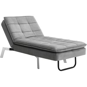 Latitude Run Zaina Upholstered Chaise Lounge Grey;Grey 90cm H X 118cm W X 78cm L Latitude Run Zaina Upholstered Chaise Lounge Grey;Grey 90cm H X 118cm W X 78cm L