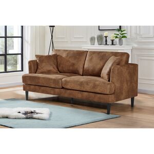 17 Stories Faux Leather Suede Compact Sofa Brown 82" H x 171" W x 89" D/3 17 Stories Faux Leather Suede Compact Sofa Brown 82" H x 171" W x 89" D/3