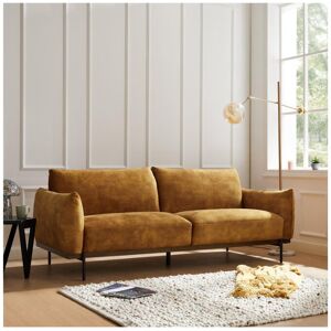 Latitude Run Kapteyn Sofa Gold 86cm H x 224cm W x 89cm D Latitude Run Kapteyn Sofa Gold 86cm H x 224cm W x 89cm D
