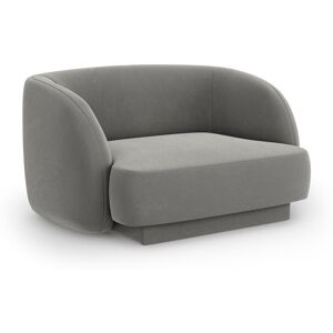 Canora Grey Adoraim 109Cm Wide Armchair Light Grey Velvet 74cm H X 103cm W X 90cm D Canora Grey Adoraim 109Cm Wide Armchair Light Grey Velvet 74cm H X 103cm W X 90cm D
