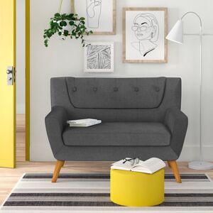 Zipcode Design Farner 127Cm Round Arm Loveseat Grey 85cm H X 127cm W X 77cm D Zipcode Design Farner 127Cm Round Arm Loveseat Grey 85cm H X 127cm W X 77cm D