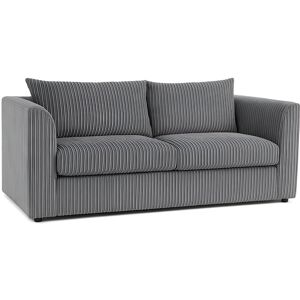 Brayden Studio 3 Seater Jumbo Cord Sofa – High Back Sectional With Fixed Cushions & Deep Seating For Living Room Comfort Charcoal 90cm H X 190cm W X 60cm D Brayden Studio 3 Seater Jumbo Cord Sofa – High Back Sectional With Fixed Cushions & Deep Seating For Living Room Comfort Charcoal 90cm H X 190cm W X 60cm D