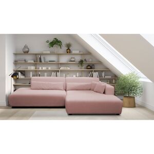 Metro 2 - Piece Upholstered Corner Sectional Pink 77cm H X 288cm W X 179cm D Metro 2 - Piece Upholstered Corner Sectional Pink 77cm H X 288cm W X 179cm D
