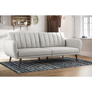 Mercury Gaugain 3 Seater Clic Clac Sofa Bed Light Grey 80cm H X 207cm W X 88cm D Mercury Gaugain 3 Seater Clic Clac Sofa Bed Light Grey 80cm H X 207cm W X 88cm D
