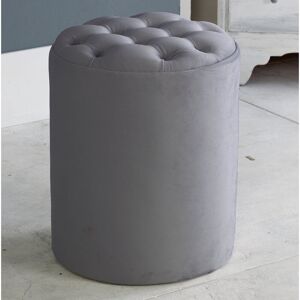 Canora Grey Henthorn 28Cm Wide Velvet Tufted Round Pouffe Ottoman Grey 52cm H X 28cm W X 28cm D Canora Grey Henthorn 28Cm Wide Velvet Tufted Round Pouffe Ottoman Grey 52cm H X 28cm W X 28cm D