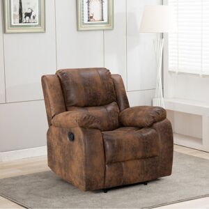 Marlow Home Co. Air Recliner Chair Brown 100cm H X 93cm W X 94cm D Marlow Home Co. Air Recliner Chair Brown 100cm H X 93cm W X 94cm D