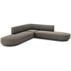 Brayden Studio Miley Corner Sofa Grey 100% Structural Polyesters 74cm H X 248cm W X 248cm D Brayden Studio Miley Corner Sofa Grey 100% Structural Polyesters 74cm H X 248cm W X 248cm D